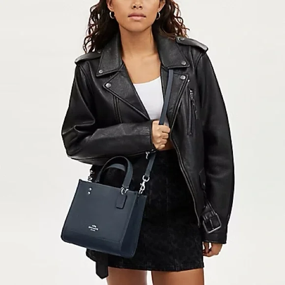 Coach Blue Dempsey mini tote in excellent condition like new! See details. - Picture 4 of 4